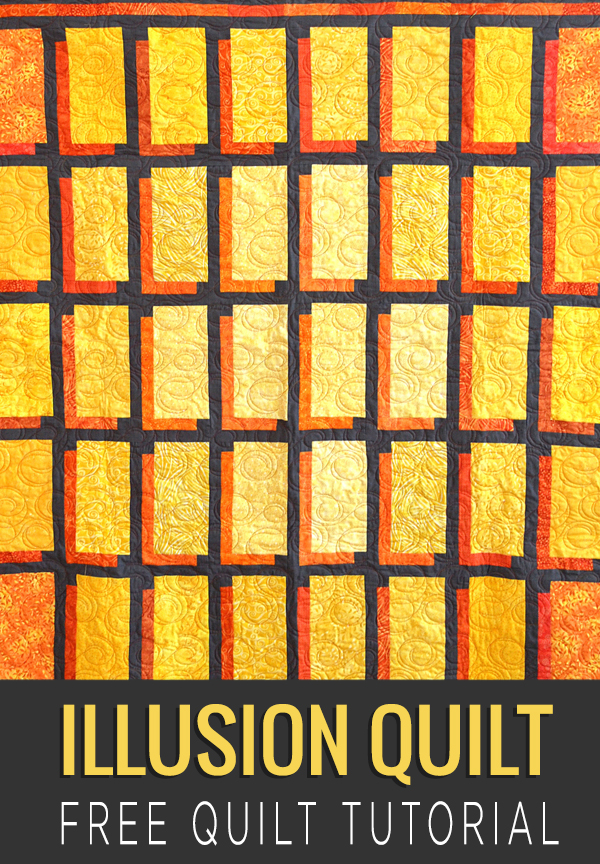 It s All An Illusion Quilt Man Sewing