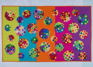 Tutti Frutti Quilt – Man Sewing