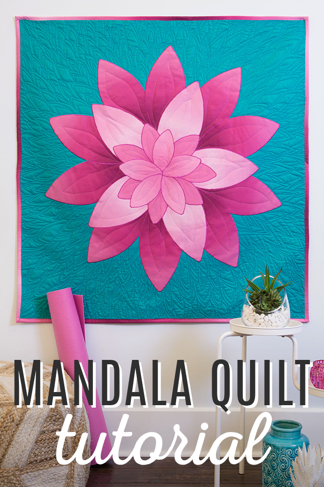 Mandala Quilt Tutorial Man Sewing