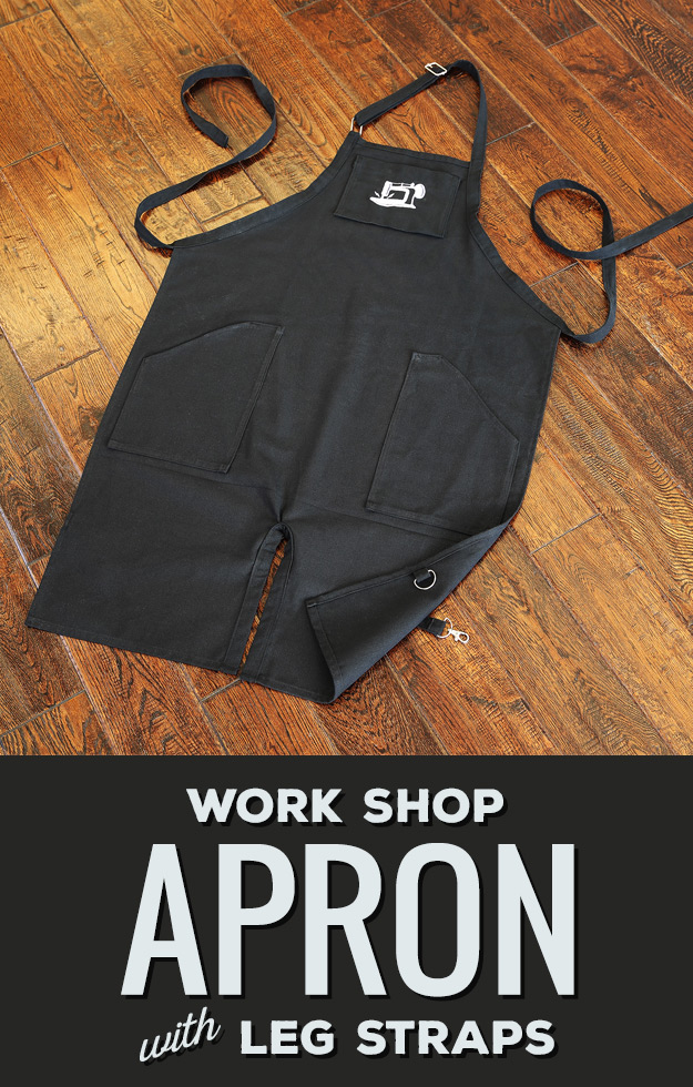 Apron Tutorial Man Sewing