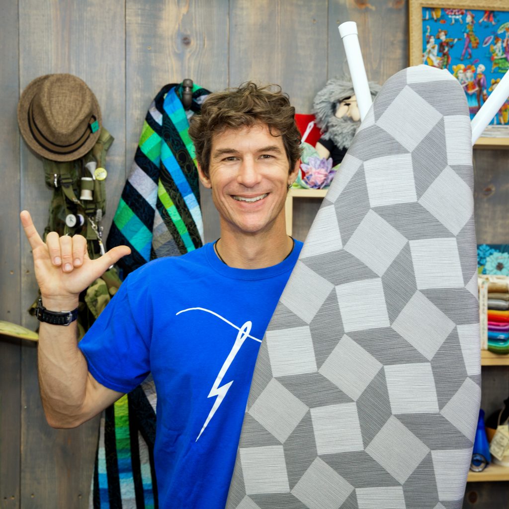 How to Make an Ironing Board Cover Man Sewing