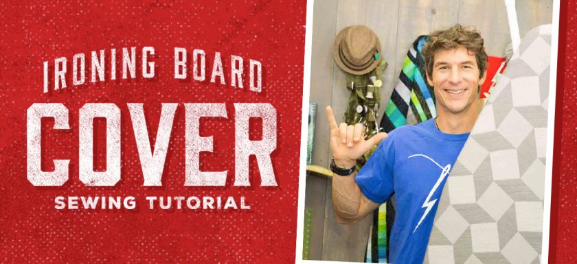Make this super easy ironing board cover!