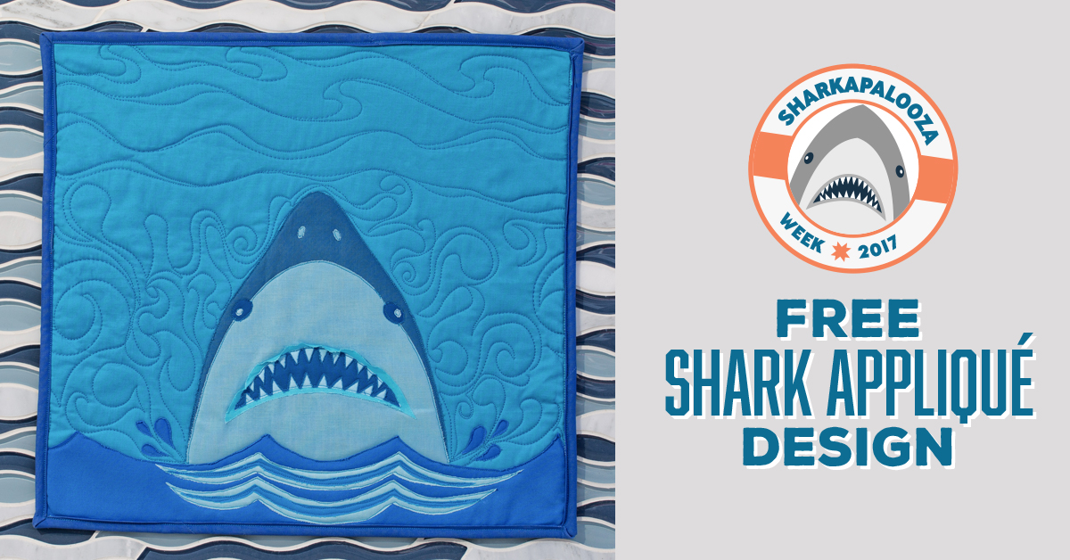 Create a Shark Appliqué Design with Rob Appell of Man Sewing